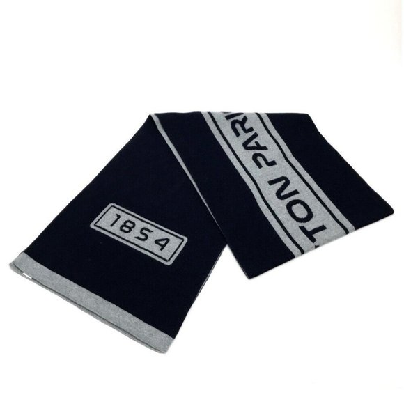 LOUIS VUITTON MP2236 Echarpe Gravity Scarf Navy/Gray Wool - Picture 1 of 9